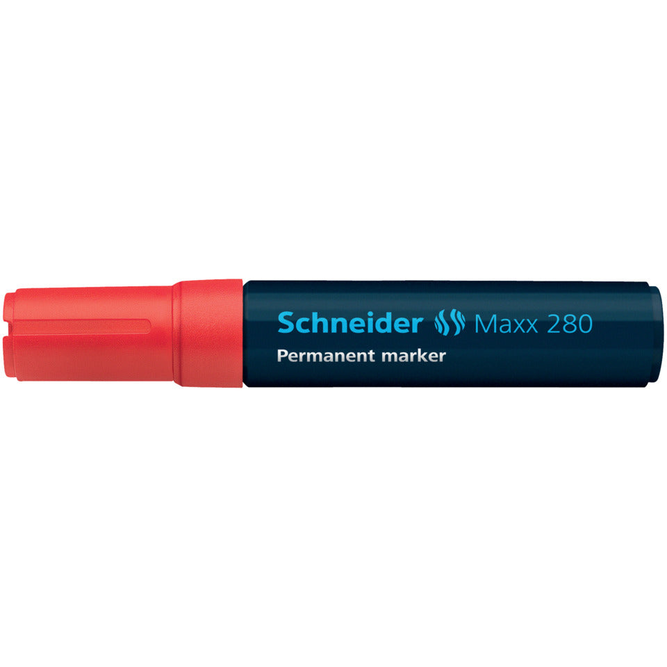Permanentmarker Maxx 280, nachfüllbar, 4+12 mm, rot SCHNEIDER SN128002