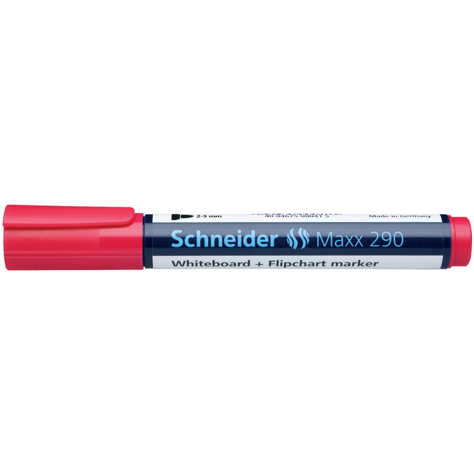 Boardmarker Maxx 290, nachfüllbar, 2-3 mm, rot SCHNEIDER SN129002 SCHNEIDER SN129002 Rundspitze