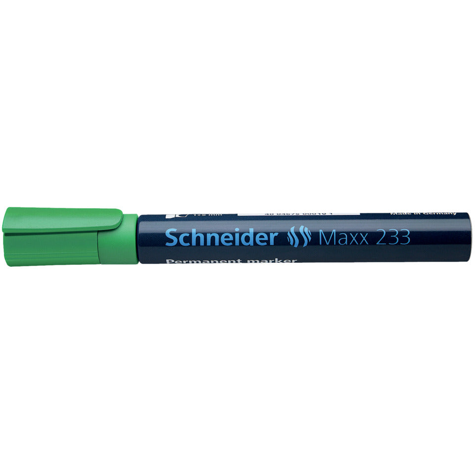 Permanentmarker Maxx 233, nachfüllbar, 1+5 mm, grün SCHNEIDER SN123304 SCHNEIDER 50-123304