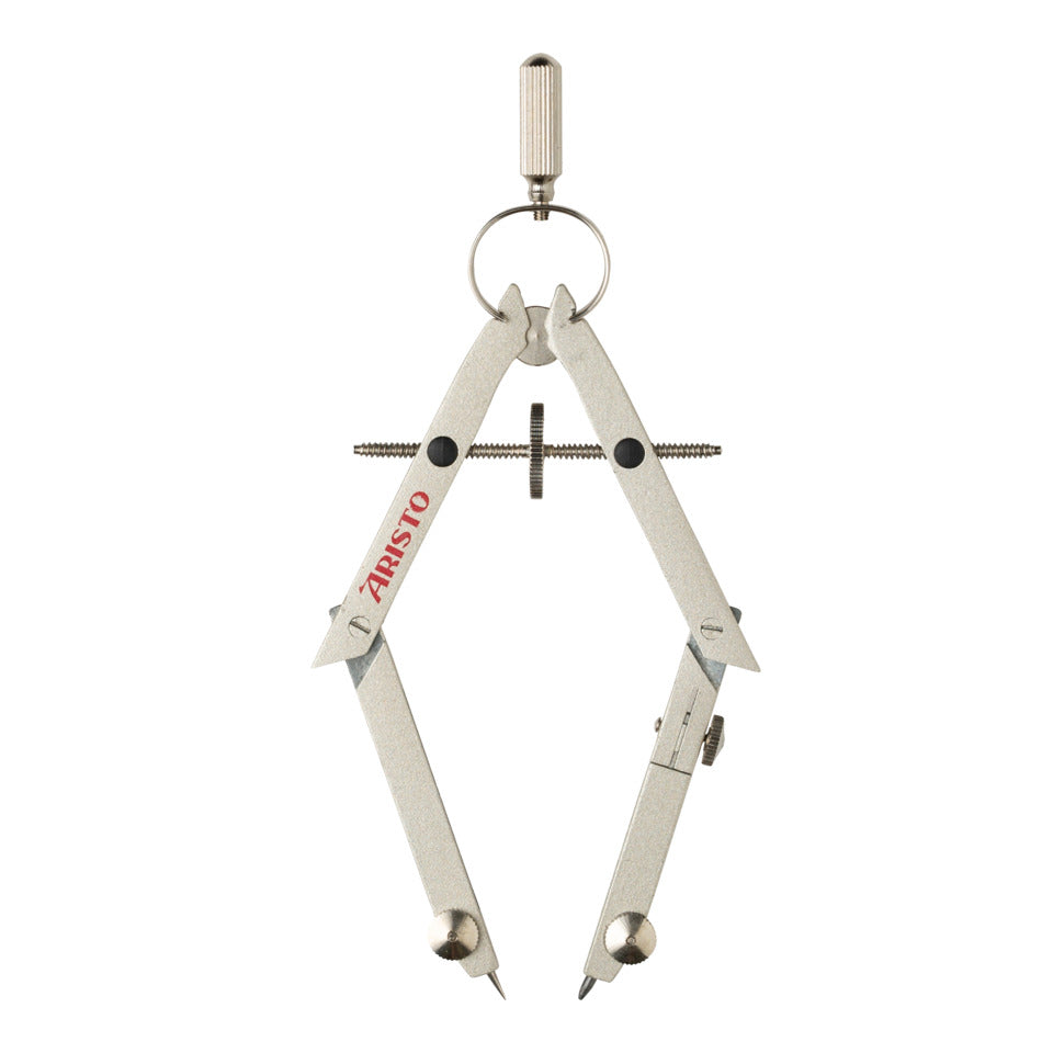 Teilzirkel aus Vollmetall 2 Gelenke Adapter, Verlängerunsstange, Minen ARISTO AR55429 ARISTO AR55429 m.Adapter