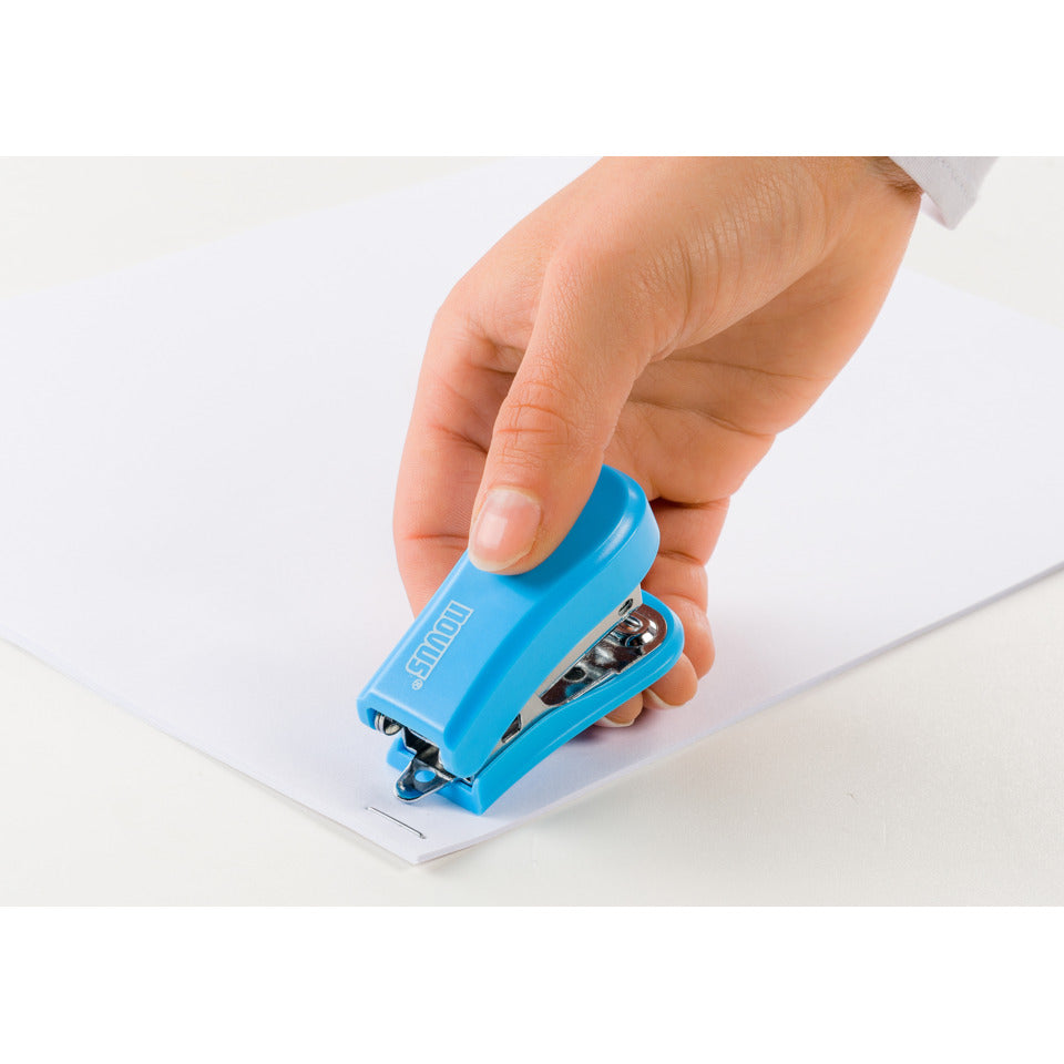 Heftgerät Mini, 12 Blatt, Einlegetiefe 20 mm, blau NOVUS 020-1908 NOVUS 020-1908 BLIMINI03