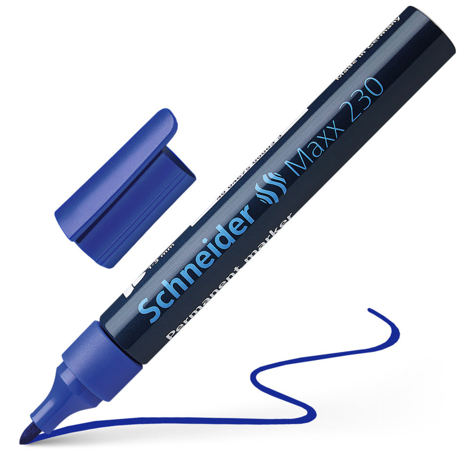 Permanentmarker Maxx 230, Rundspitze, nachfüllbar, 1-3mm, blau SCHNEIDER 123003 SCHNEIDER SN123003