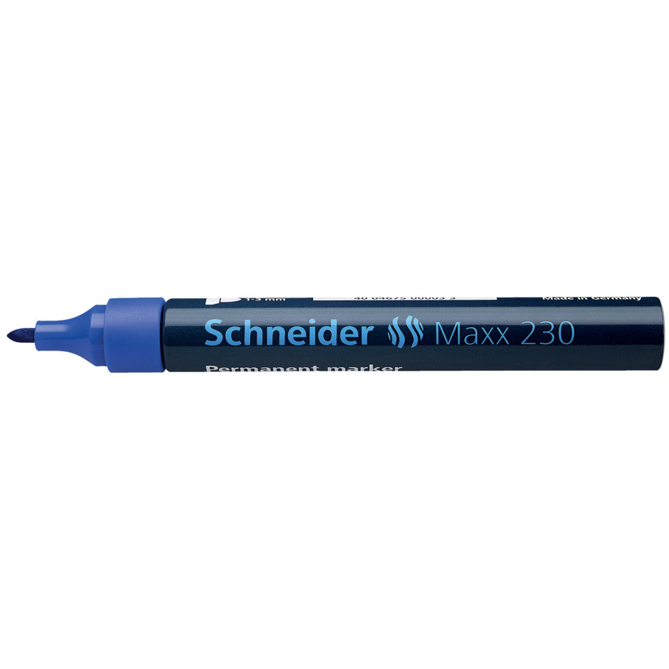 Permanentmarker Maxx 230, Rundspitze, nachfüllbar, 1-3mm, blau SCHNEIDER 123003 SCHNEIDER SN123003