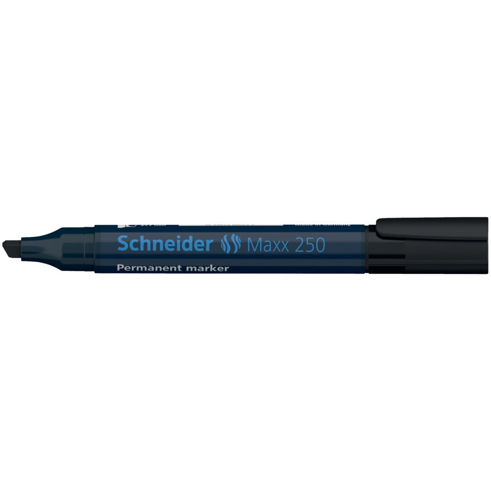 Permanentmarker Maxx 250, Keilspitze, nachfüllbar, 2-7mm, schwarz SCHNEIDER SN125001