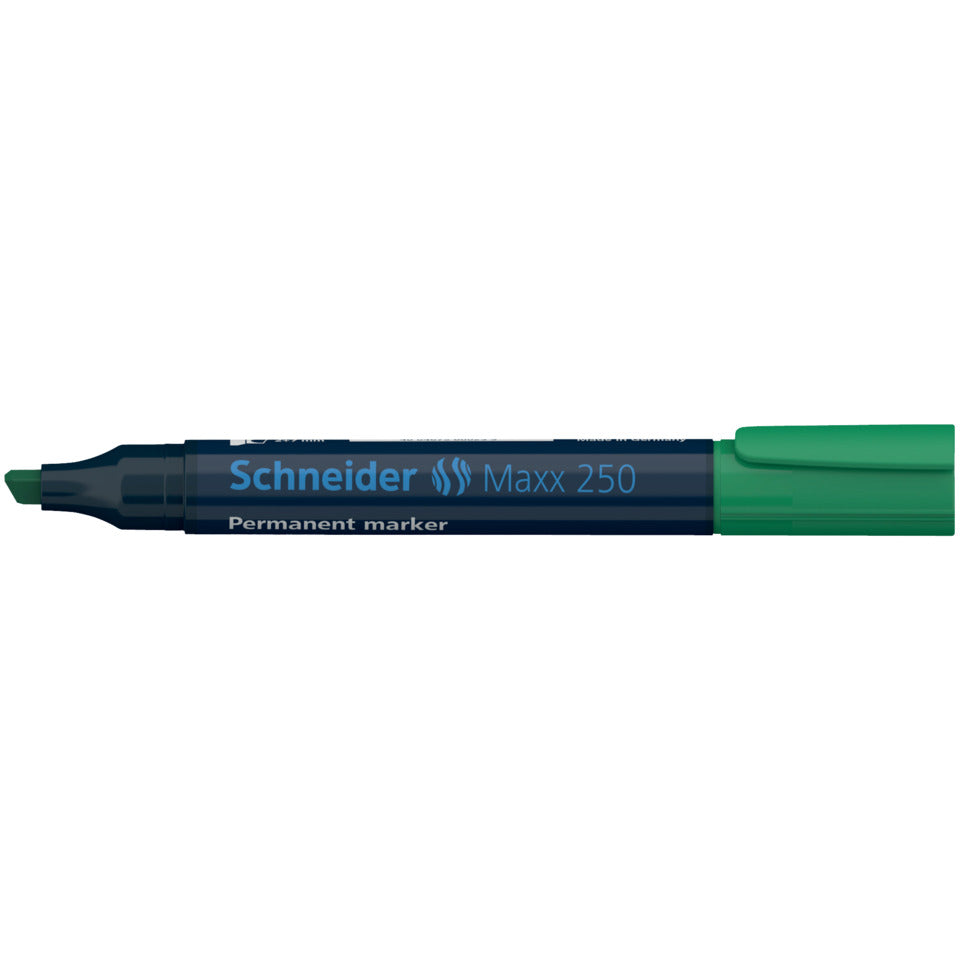 Permanentmarker Maxx 250, Keilspitze, nachfüllbar, 2-7mm, grün SCHNEIDER SN125004