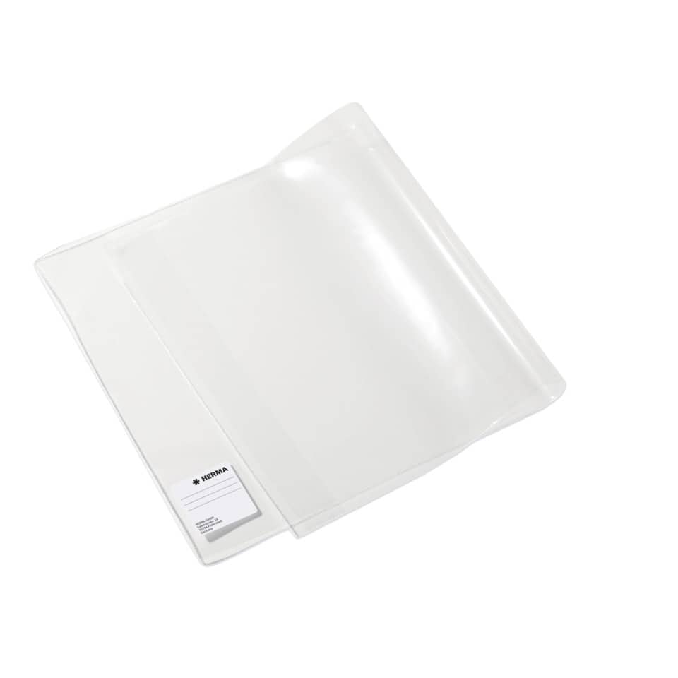 Buchschoner Basic mit Lasche, 260x540mm, transparent HERMA 14260 HERMA 14260 mit Lasche