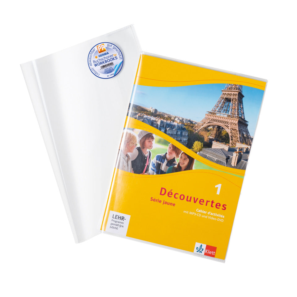 Buchschoner für Workbook, A4,transparent HERMA 14040 HERMA 14040 PP