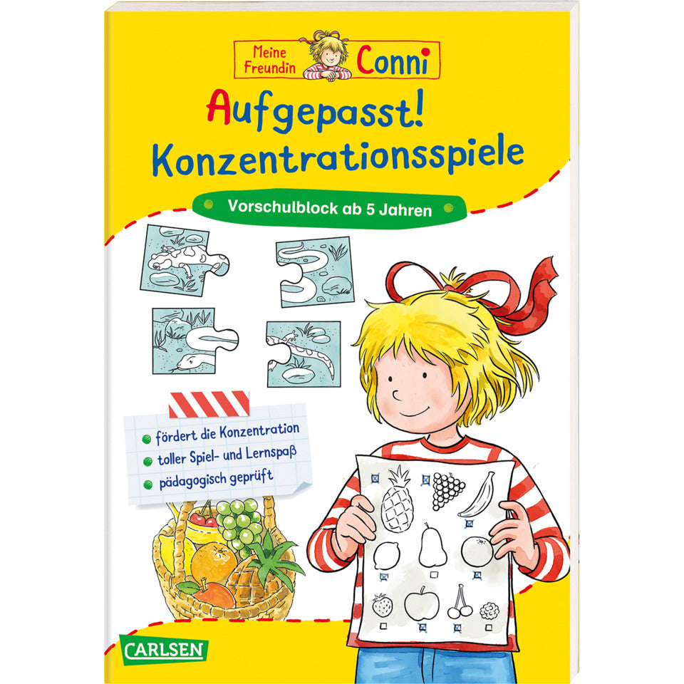 Beschäftigungsbuch Aufgepasst Conni   Lernspiele CARLSEN 118270 CARLSEN 118270 Lernspiele