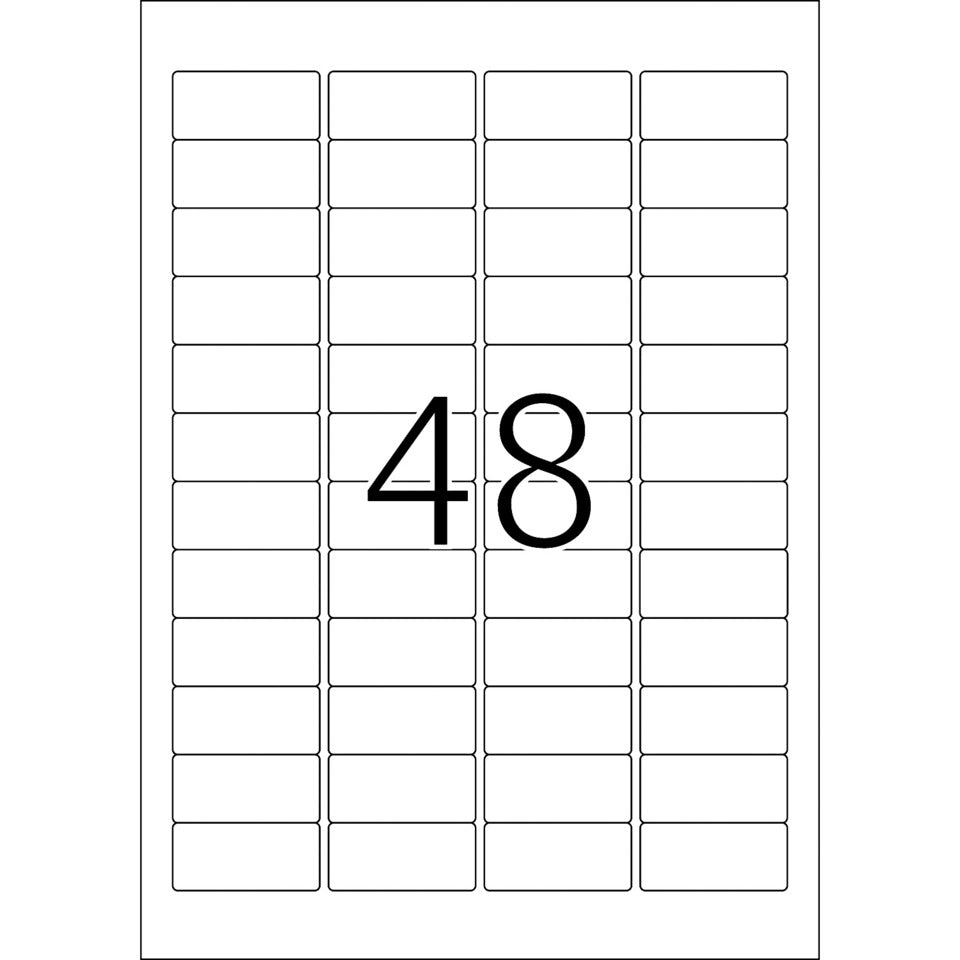 Etiketten ablösbar, 45,7x21,2mm, 960 Stück, gelb HERMA 4366 HERMA 4366 SuperPrint