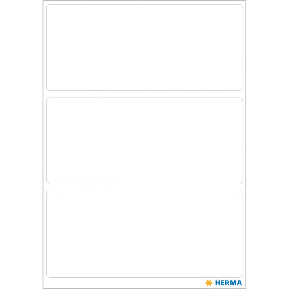 Etiketten permanent, 36x82mm, 21 Stück, weiß HERMA 3756 HERMA 3756 permanent haftend