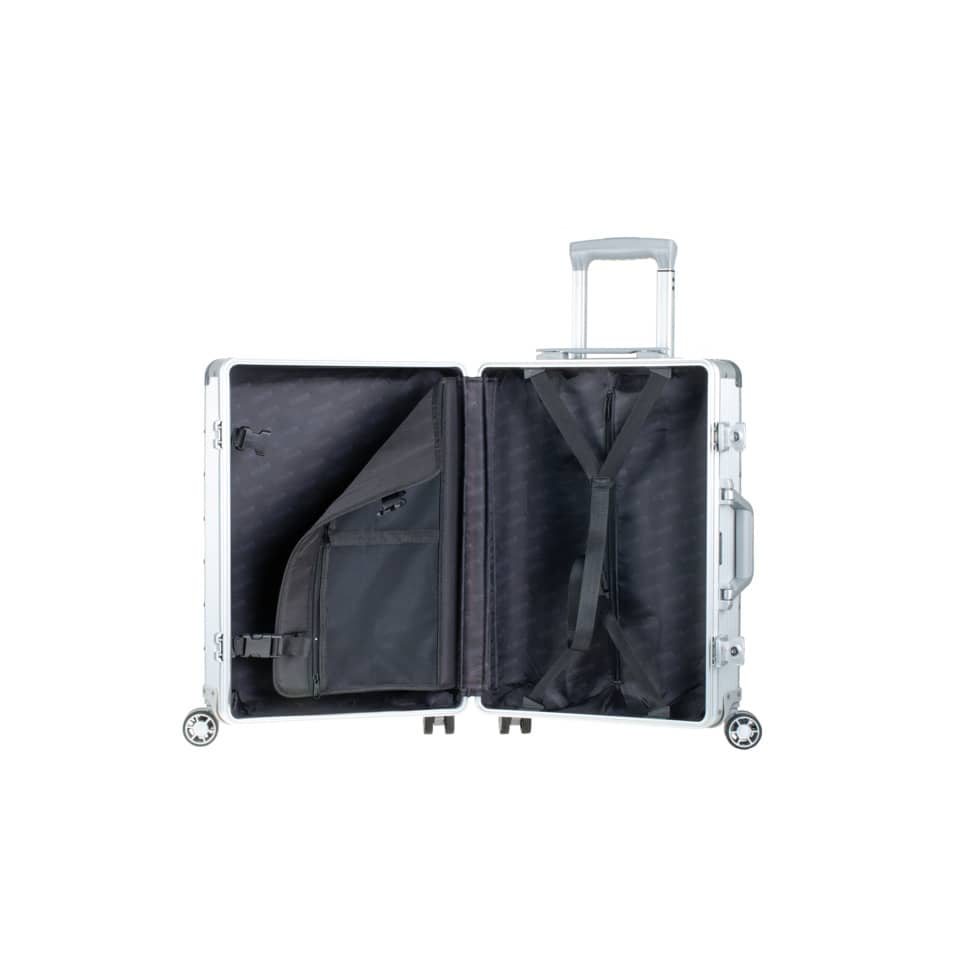 Reisetrolley ORBIT, 400 x 550 x 200 mm, Aluminium, silber matt ALUMAXX 45170 ALUMAXX 45170 40x55x20cm