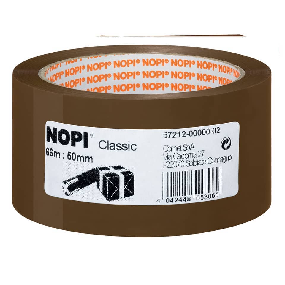 Packband Pack Classic, PP, 66 m x 50 mm, braun NOPI 57212-00000-04 NOPI 57212-00000-04 Tesapack