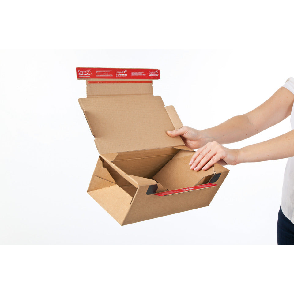 Versandkarton Return® Box L, 350x250x150mm, braun COLOMPAC 30000282 COLOMPAC 30000282 A4+350x250x150