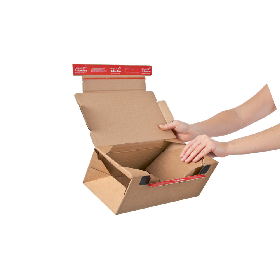 Versandkarton Return® Box L, 350x250x150mm, braun COLOMPAC 30000282 COLOMPAC 30000282 A4+350x250x150