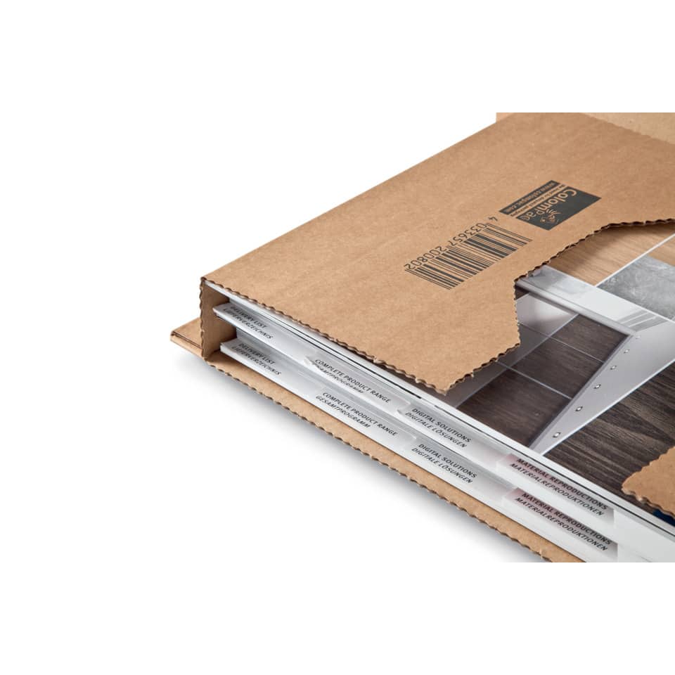 Wickelversandverpackung, 147x126x55mm, braun COLOMPAC 30000217