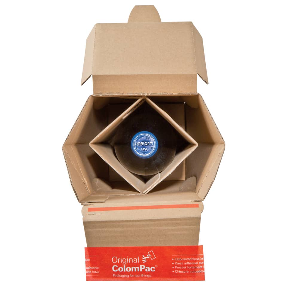Flaschenkarton für 1 Flasche COLOMPAC 30017890 COLOMPAC 30017890 Karton.