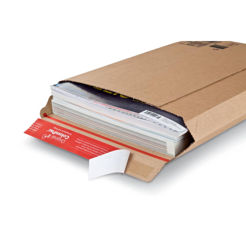 Versandtasche, 570x420x50mm, Wellpappe, braun COLOMPAC 30000186 COLOMPAC 30000186 570x420x50mm