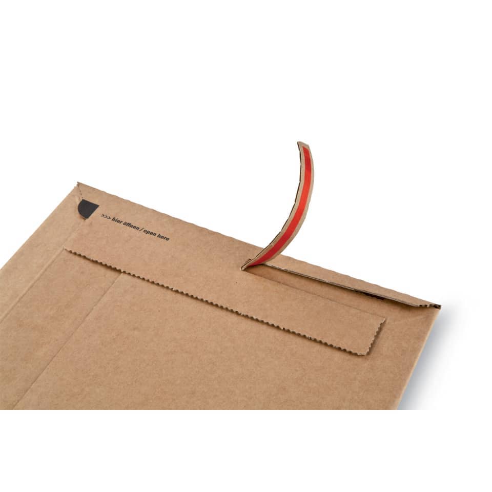 Versandtasche, 570x420x50mm, Wellpappe, braun COLOMPAC 30000186 COLOMPAC 30000186 570x420x50mm