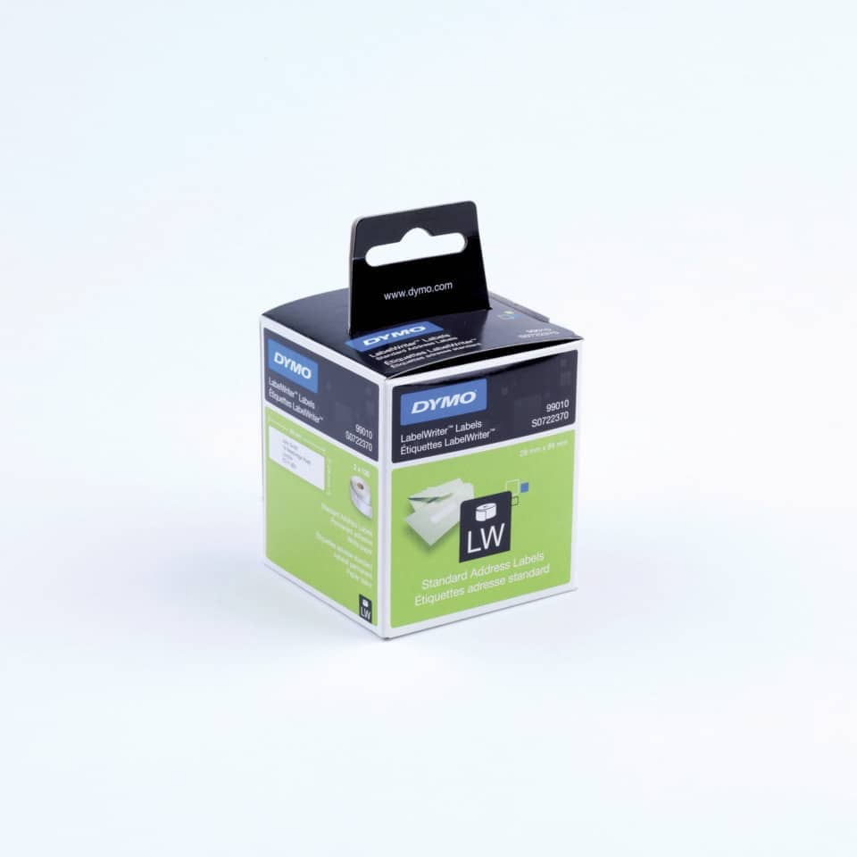 Adressetiketten, 89x28mm, 2x130 Stück, weiß DYMO S0722370 DYMO S0722370 99010 2x130ST