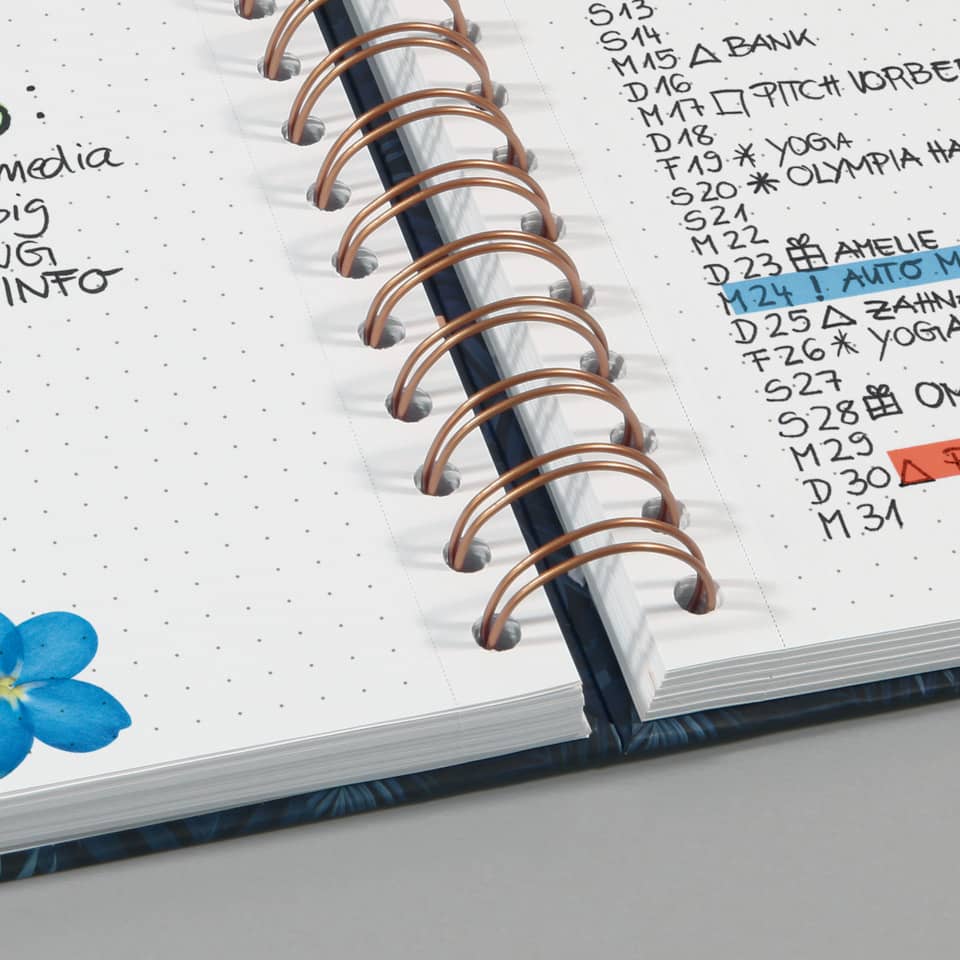 Spiralnotizbuch Jolie Sweet Dots, A5, 120 Blatt, Hardcover, punktkariert SIGEL JN601 SIGEL JN601 Jolie punktkariert