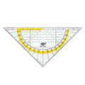 Geometriedreieck, 16cm WEDO 52 5 WEDO 525 ohne Griff m.Facetten