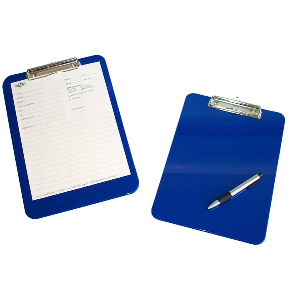 Klemmbrett, A4, blau WEDO 57 603