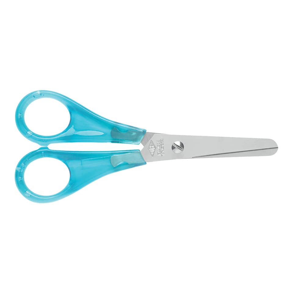 Bastelschere Rund, 13cm, sortiert WEDO 7372 WEDO 07372 fbg.Griff