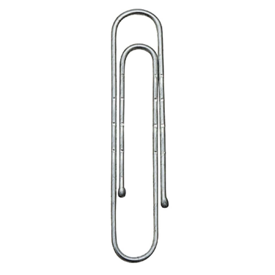 Büroklammer 50mm Norica, Kugelenden, gewellt, 100 Stück NORICA 2261 NORICA 2261 Kugelende gew. 100ST