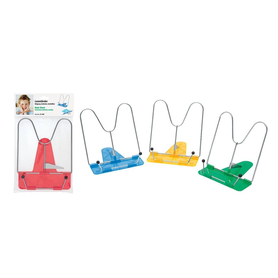 Leseständer Kunststoff, farbig sortiert WEDO 211 889 WEDO 211 889 m.Metallbügel