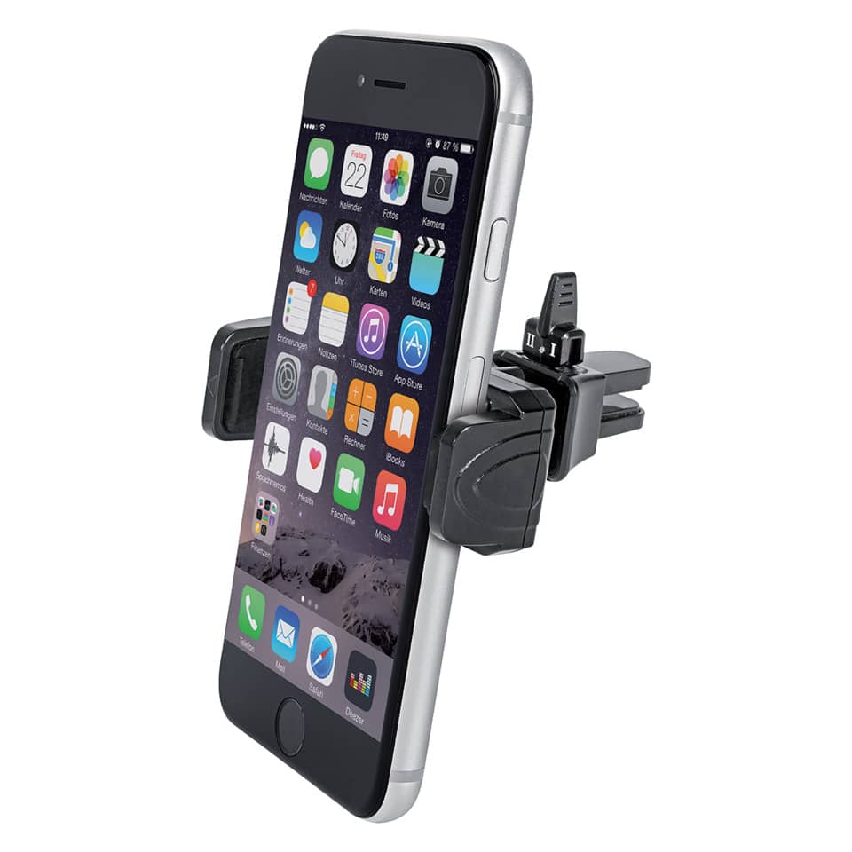 Smartphone-Halter Clip-it, schwarz WEDO 60 06101 WEDO 60 06101/60 05101 zum Klemmen