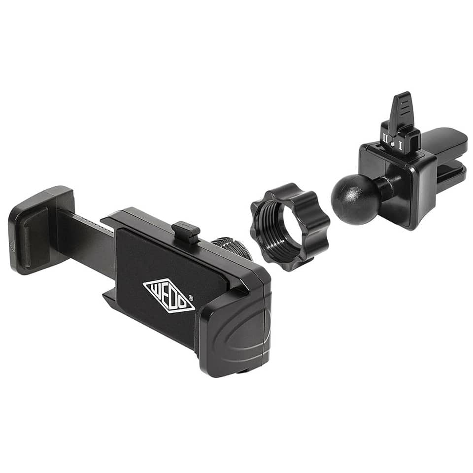 Smartphone-Halter Clip-it, schwarz WEDO 60 06101 WEDO 60 06101/60 05101 zum Klemmen