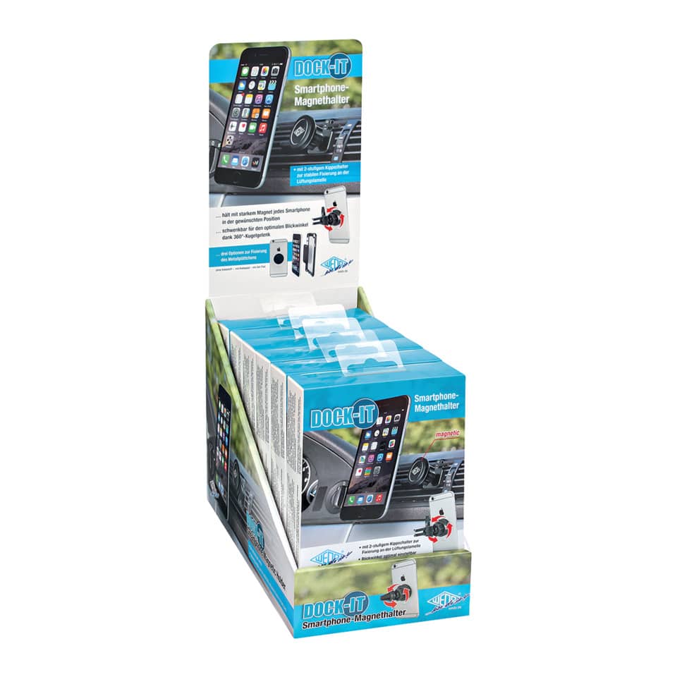Smartphone-Halter Dock-it, magnetisch, schwarz WEDO 60 06001 WEDO 60 06001 magnetisch