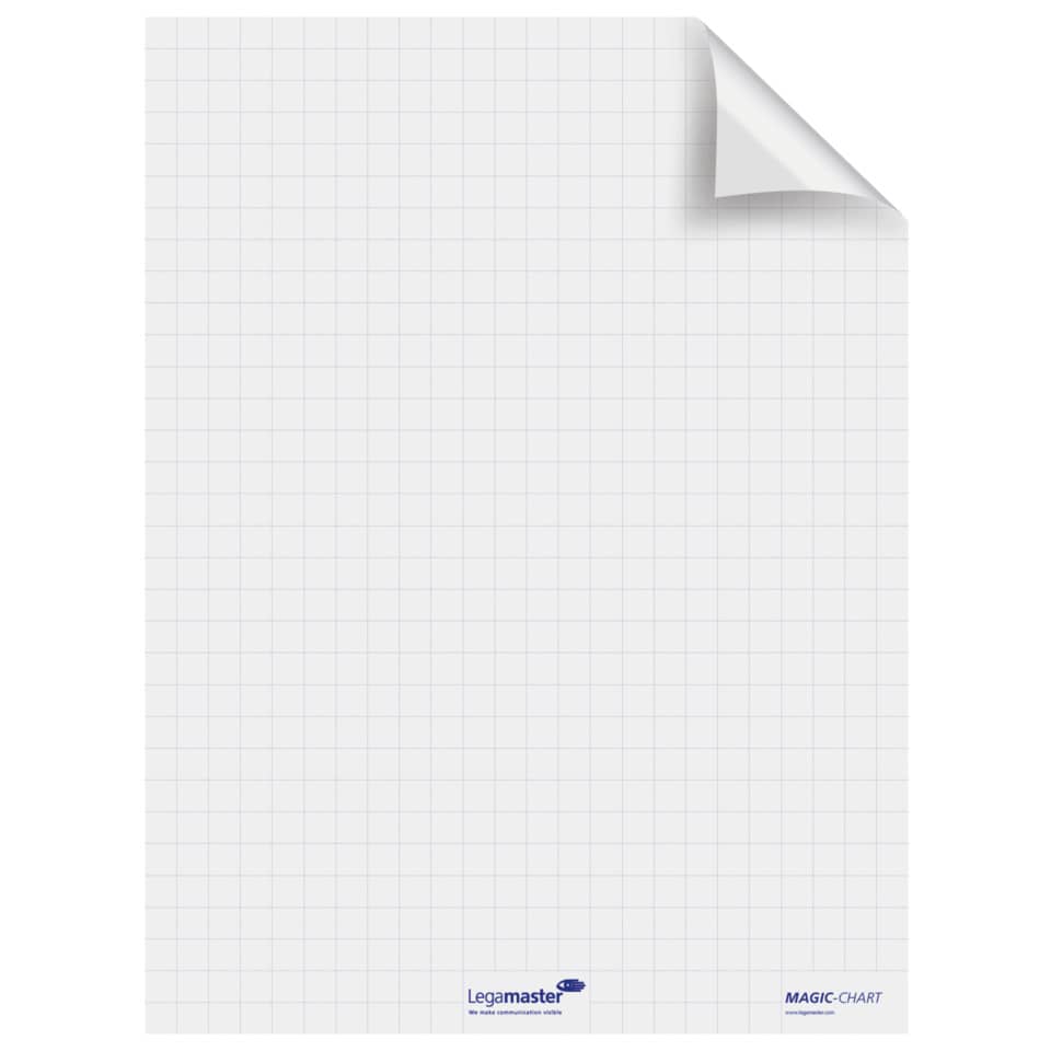 Schreibfolie Magic-Chart Flipchart, 60 x 80cm, 25 Blatt, weiß LEGAMASTER 7-159000 LEGAMASTER 7-159000 60x80cm