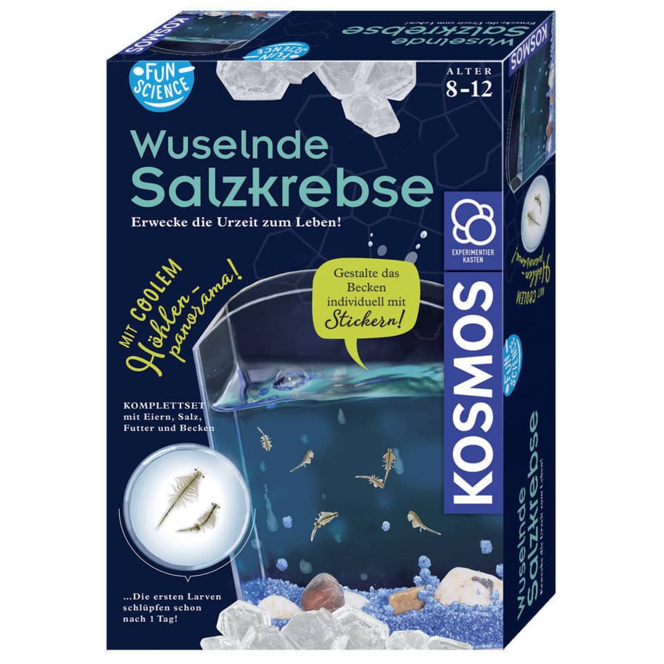 Experimentierset Wuselnde Salzkrebse   350g KOSMOS 654160 KOSMOS 654160 350g