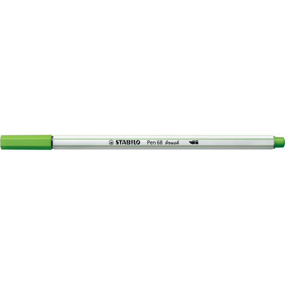 Faserschreiber mit Pinselspitze Pen 68 brush, laubgrün STABILO 568/43