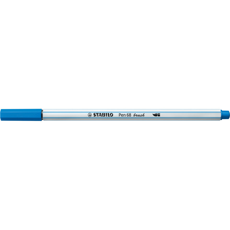 Faserschreiber mit Pinselspitze Pen 68 brush, dunkelblau STABILO 568/41