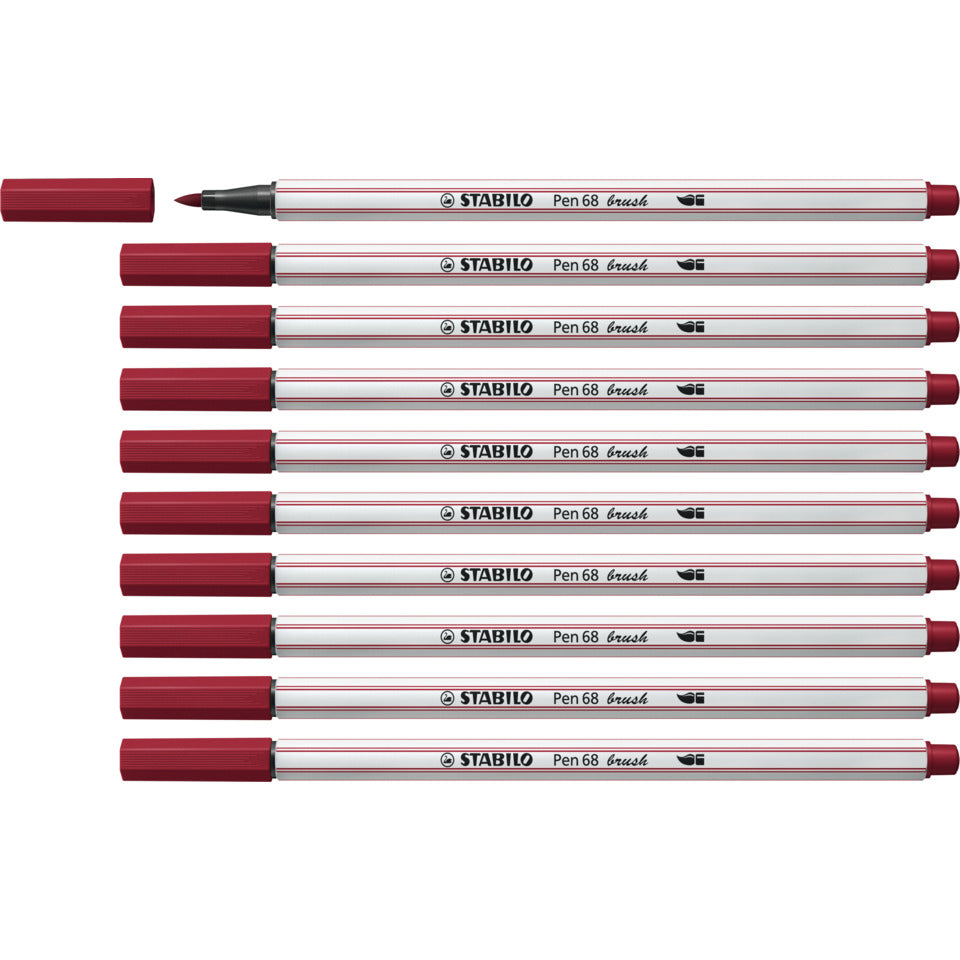 Faserschreiber mit Pinselspitze Pen 68 brush, purpur STABILO 568/19