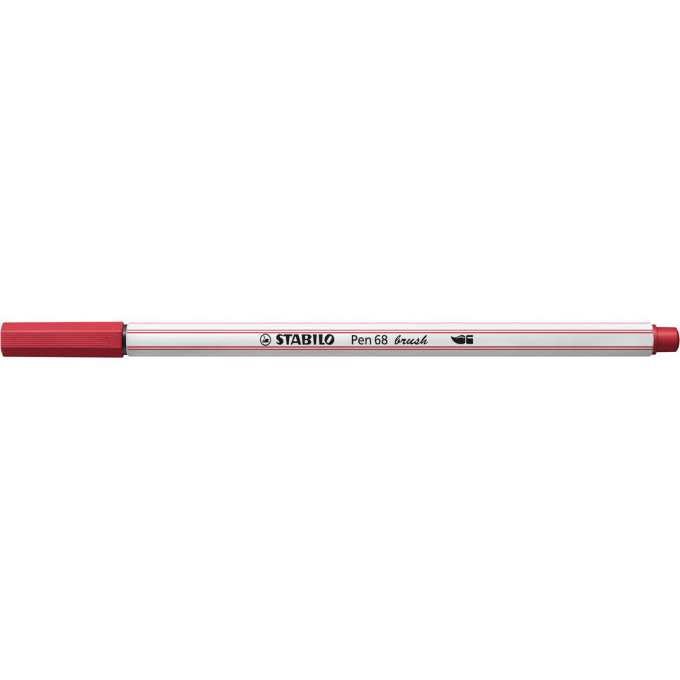 Faserschreiber mit Pinselspitze Pen 68 brush, dunkelrot STABILO 568/50