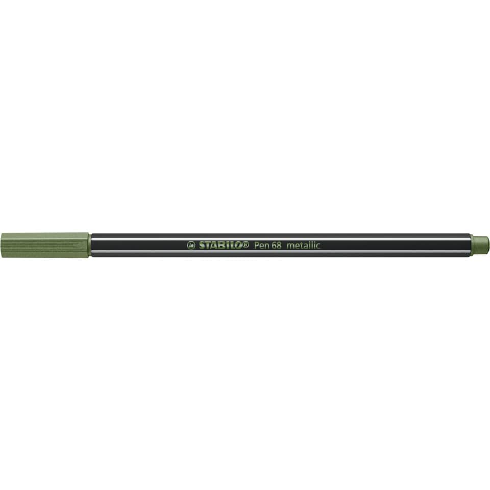 Fasermaler Pen 68, 1mm, metallic hellgrün STABILO 68/843