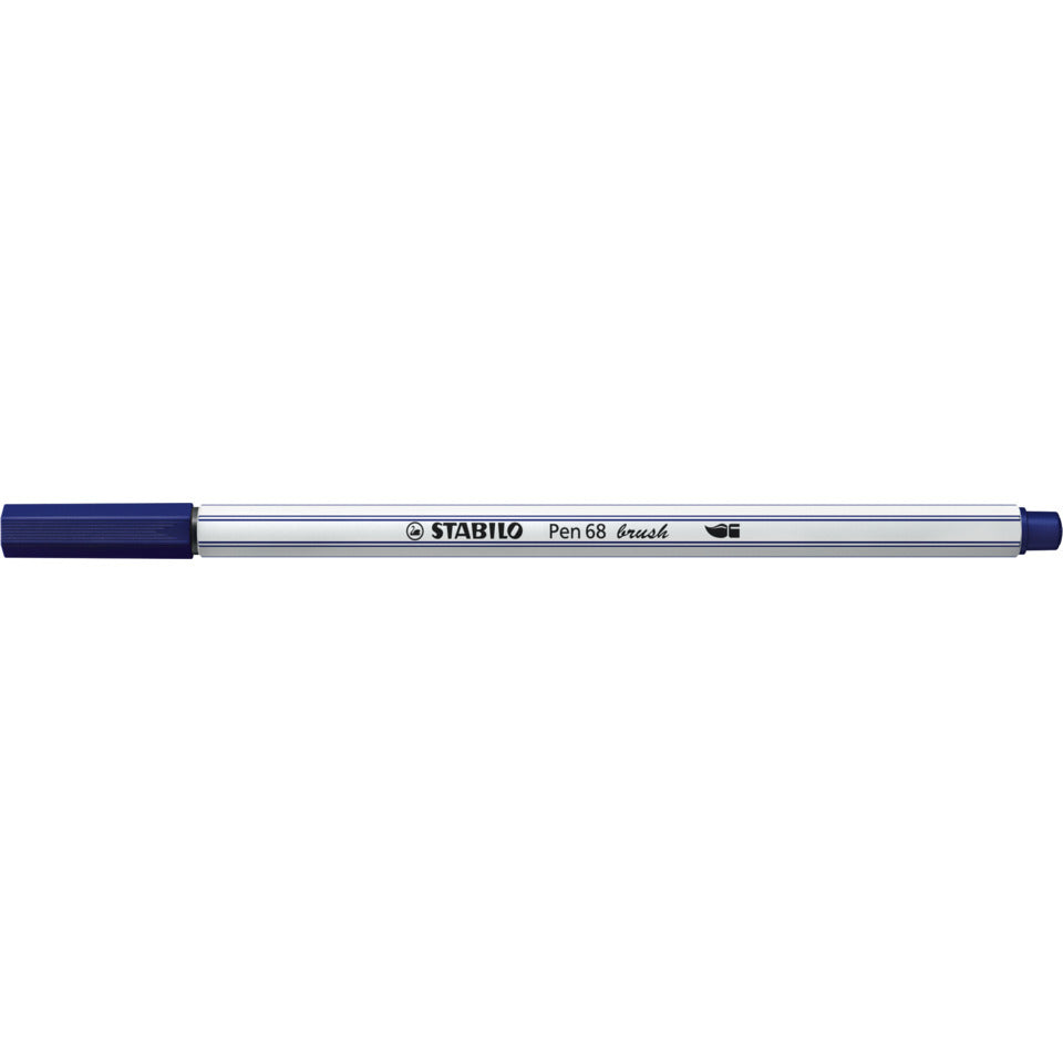 Faserschreiber mit Pinselspitze Pen 68 brush, preußischblau STABILO 568/22