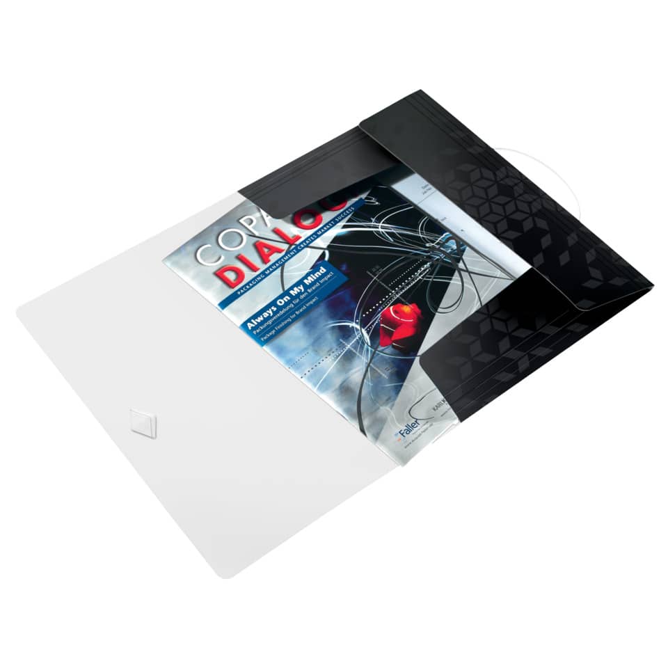 Eckspannermappe WOW, A4, PP, schwarz LEITZ 4599-00-95 LEITZ 4599-00-95 Wow PP