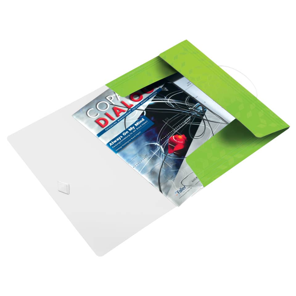 Eckspannermappe WOW, A4, PP, grün LEITZ 4599-00-54 LEITZ 4599-00-54 Wow PP