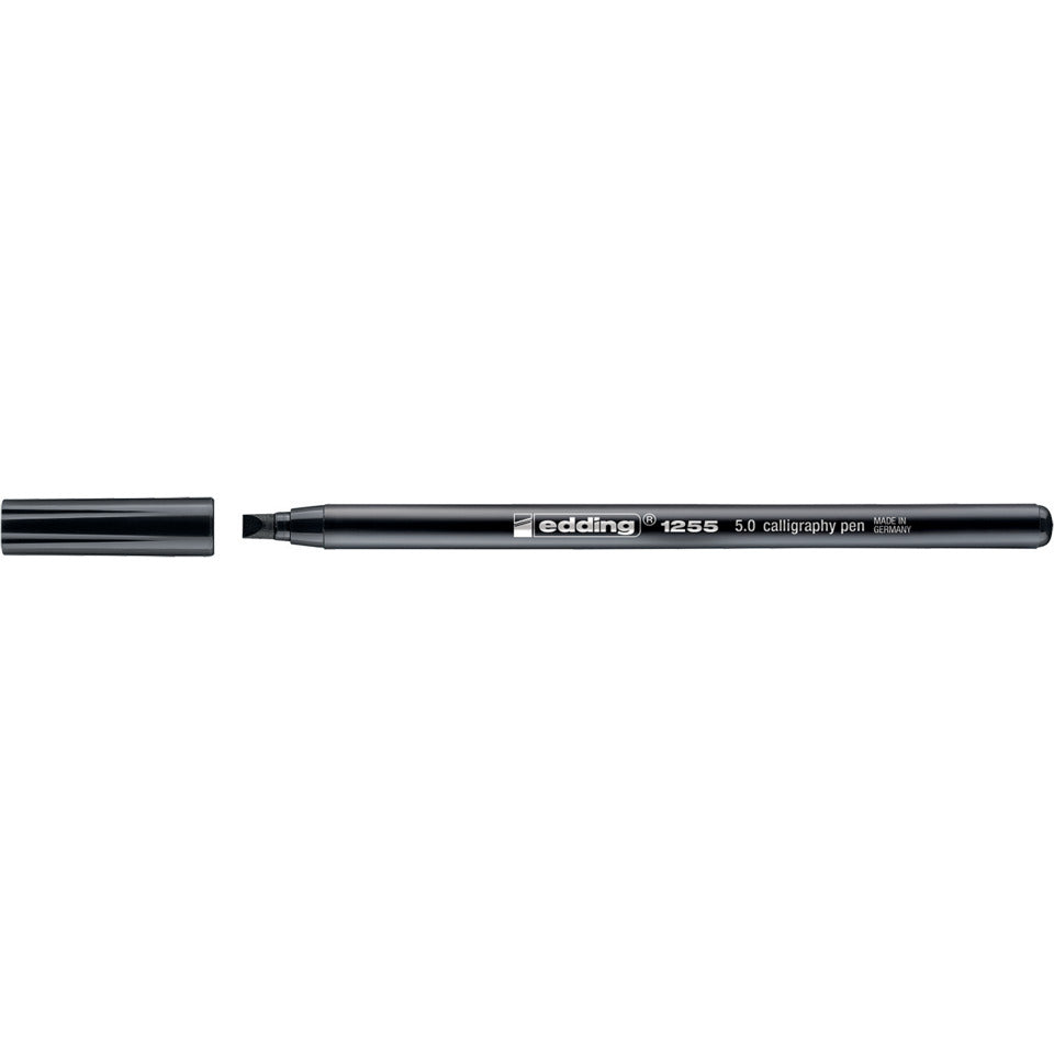 Kalligrafiestift 1255, 5mm, schwarz EDDING 41255-50001 EDDING 12555-0001  5,0mm