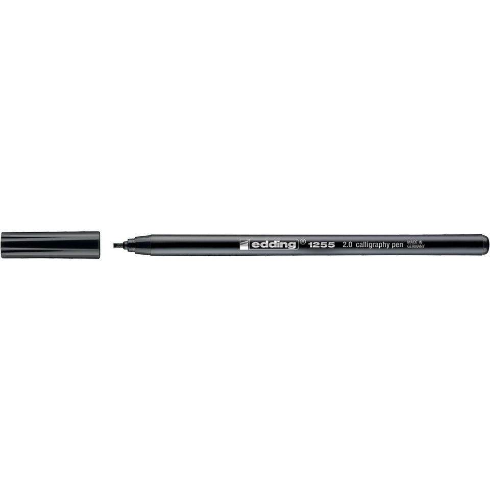 Kalligrafiestift 1255, 2mm, schwarz EDDING 41255-20001 EDDING 4-125520-001  2,0mm