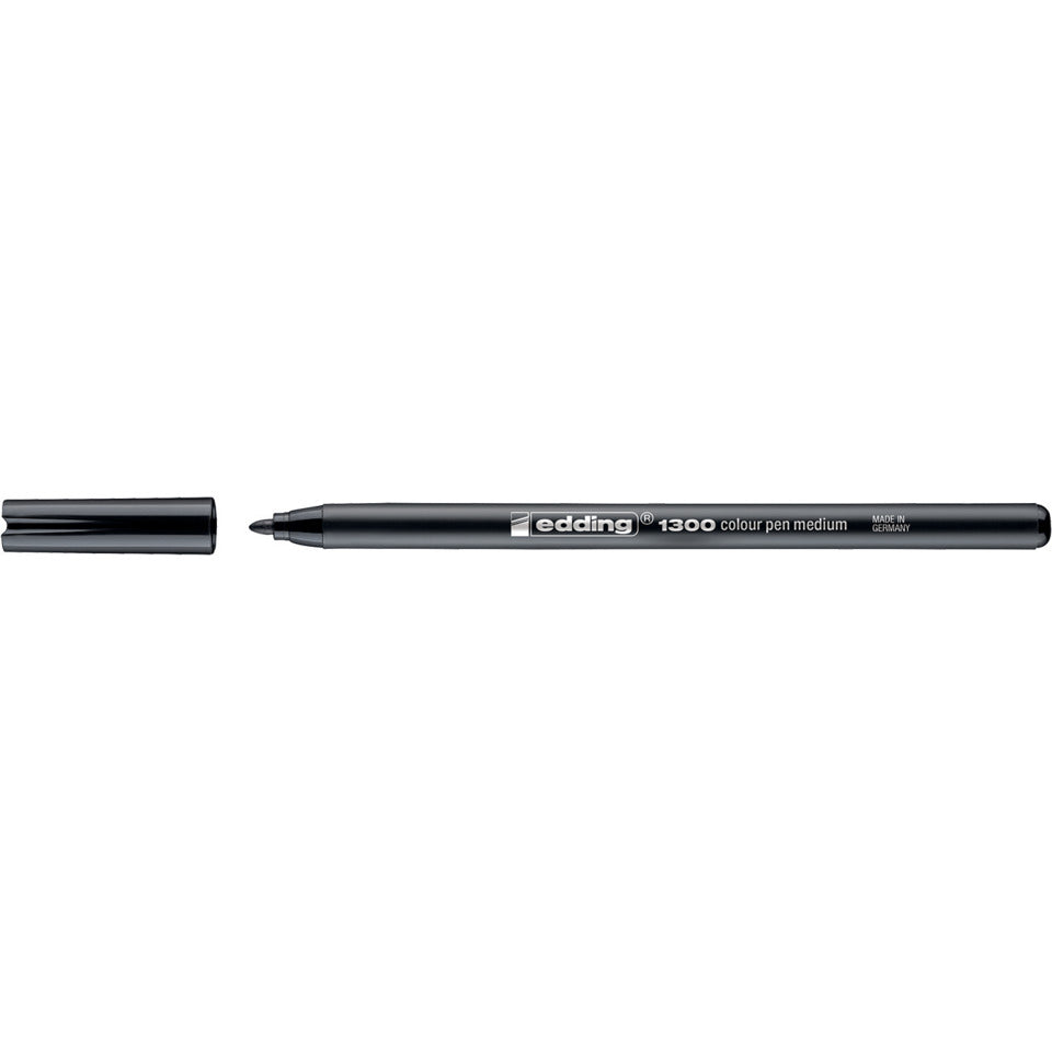 Faserschreiber 1300, 2mm, Rundspitze, schwarz EDDING 41300001 EDDING 1300-1