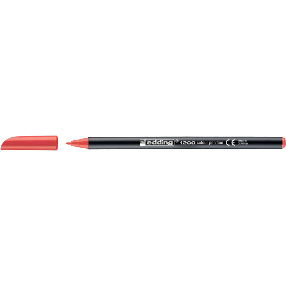Faserschreiber 1200, 1mm, Rundspitze, rot EDDING 41200002 EDDING 1200-2