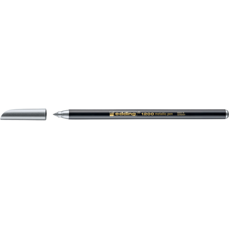 Faserschreiber 1200, 1-3mm, Rundspitze, silber-metallic EDDING 41200054 EDDING 4-1200054