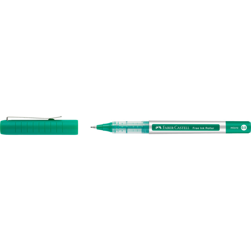 Tintenroller Free Ink Micro, 0,5 mm, grün FABER CASTELL 348504 FABER-CASTELL 348504