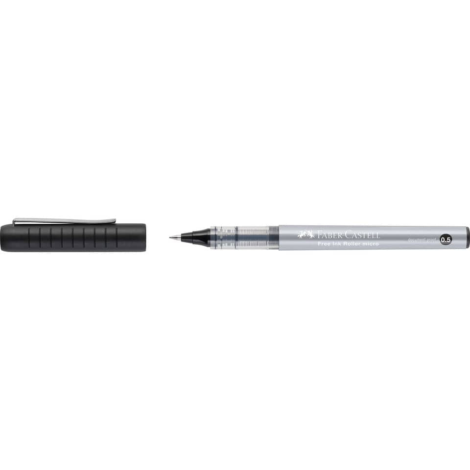 Tintenroller Free Ink Micro, 0,5 mm, schwarz FABER CASTELL 348502 FABER-CASTELL 348502
