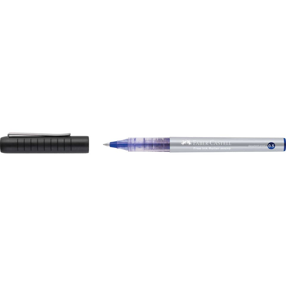 Tintenroller Free Ink Micro, 0,5 mm, schwarz FABER CASTELL 348501 FABER-CASTELL 348501